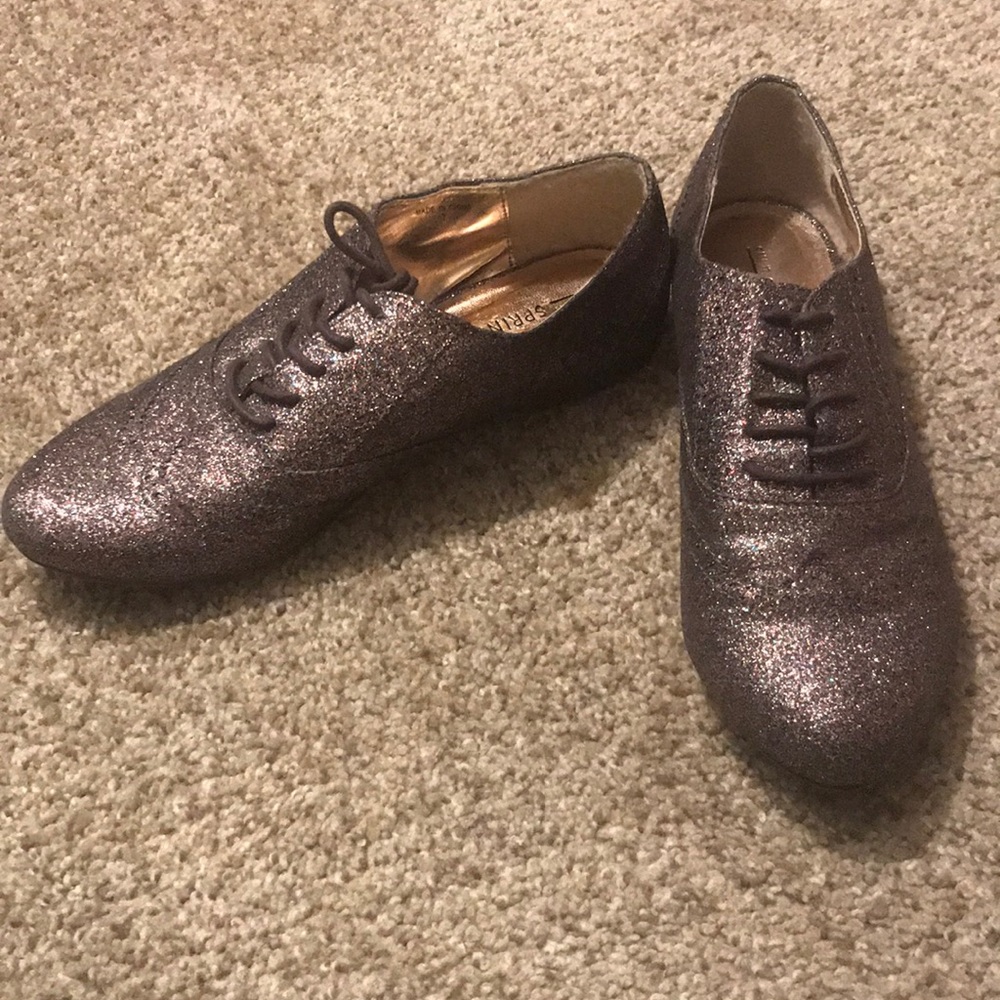 Sparkly Oxfords Size 7